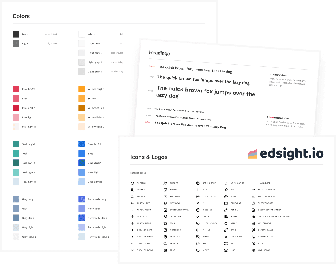 Edsight design system preview